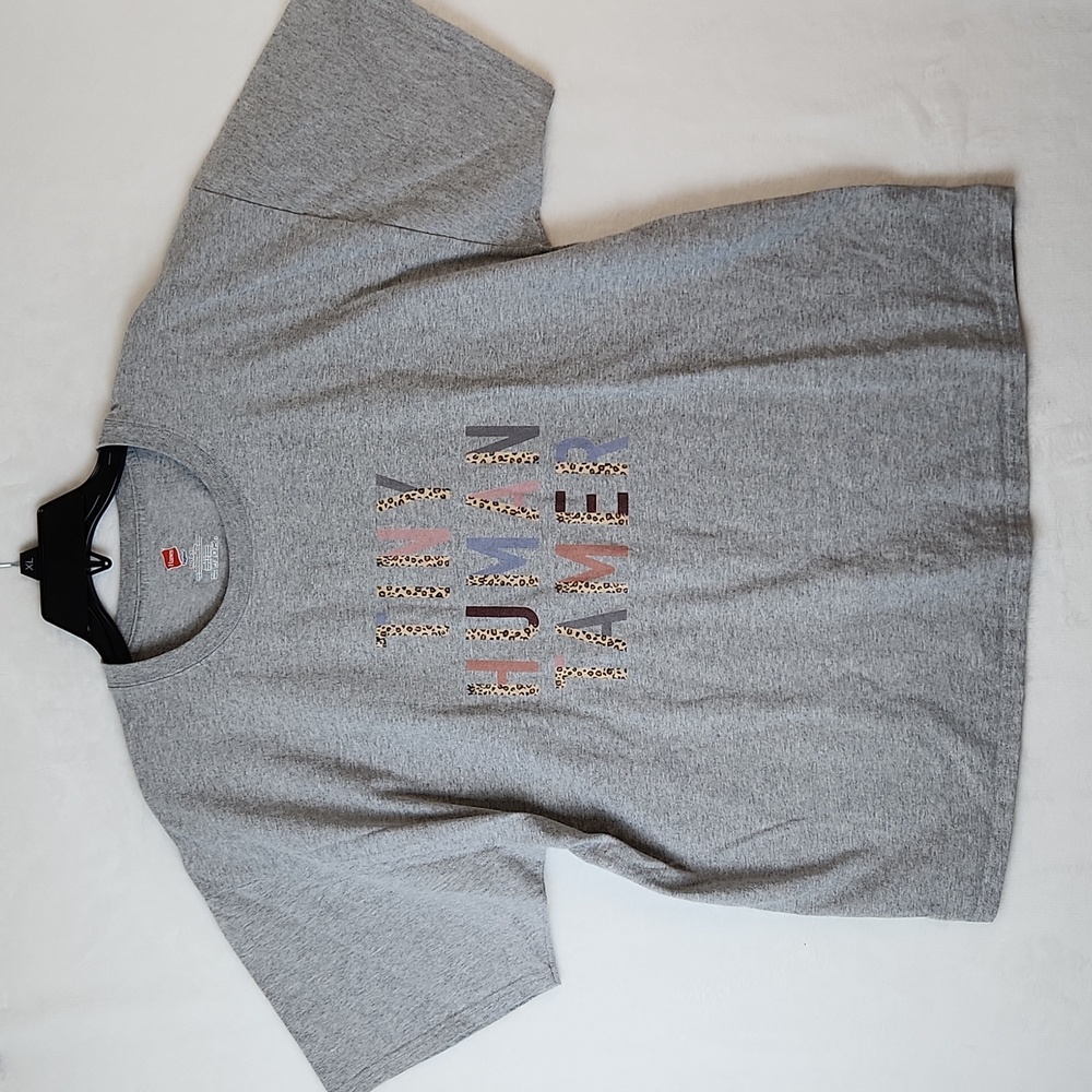 Tiny Human Tamer Short Sleeve T-shirt Gray Size XL